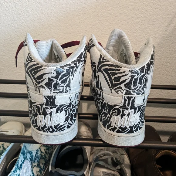 Custom Nike ebernon mid - Picture 4 of 8